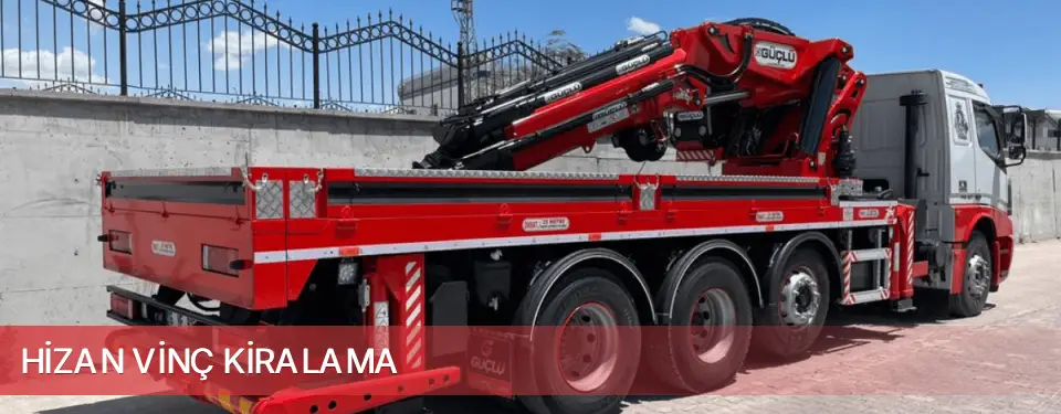 Hizan İlçemi Vinç Kiralama